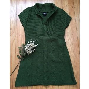 EMERALD SWEATER DRESS
